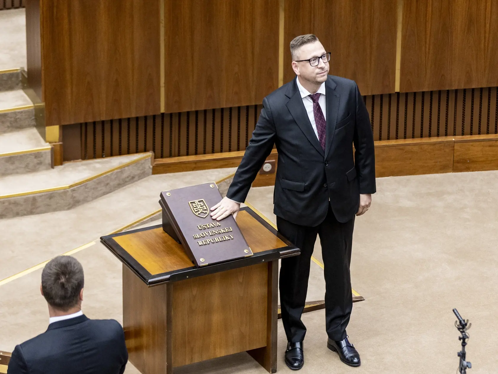 Slavnostná prísaha nových poslancov v  Národnej rade Slovenskej republiky. 