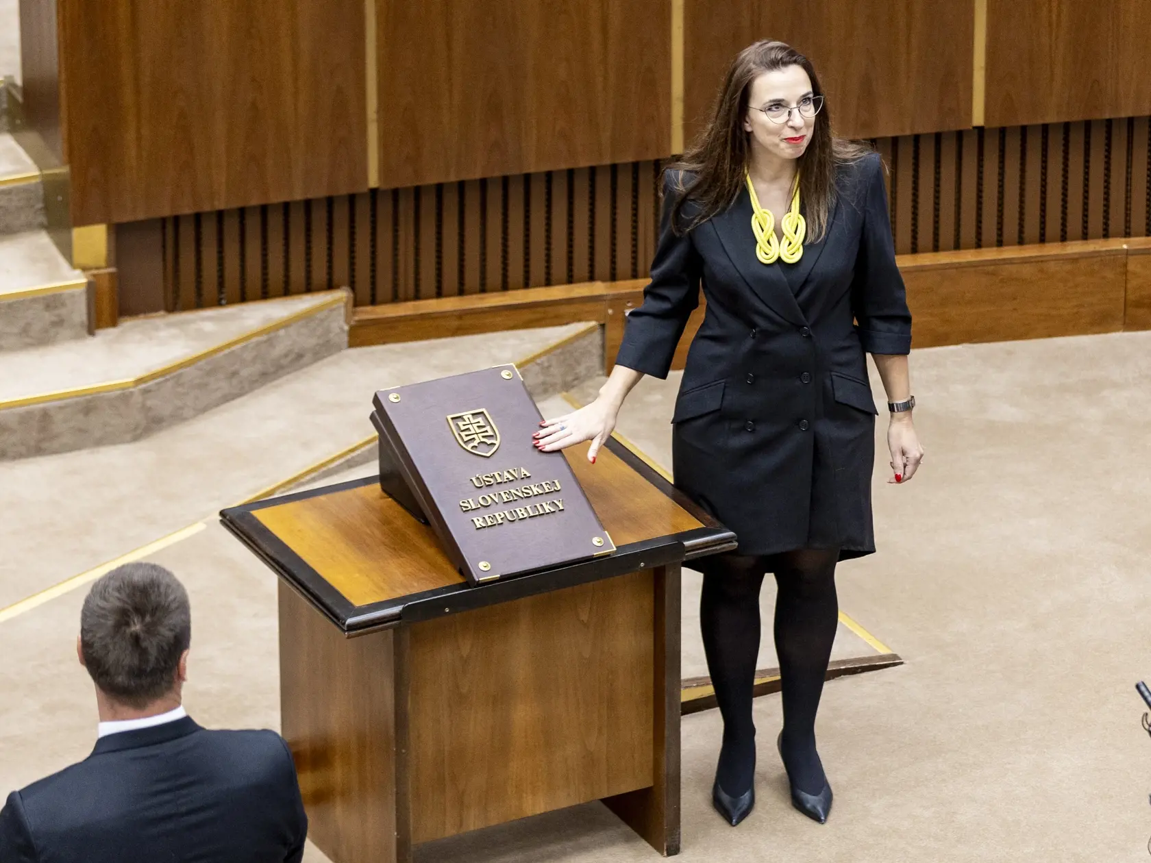 Slavnostná prísaha nových poslancov v  Národnej rade Slovenskej republiky. 