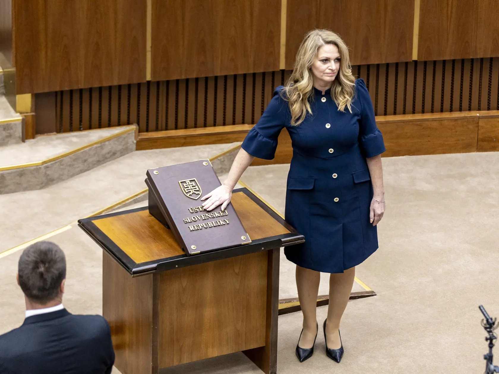 Slavnostná prísaha nových poslancov v  Národnej rade Slovenskej republiky. 