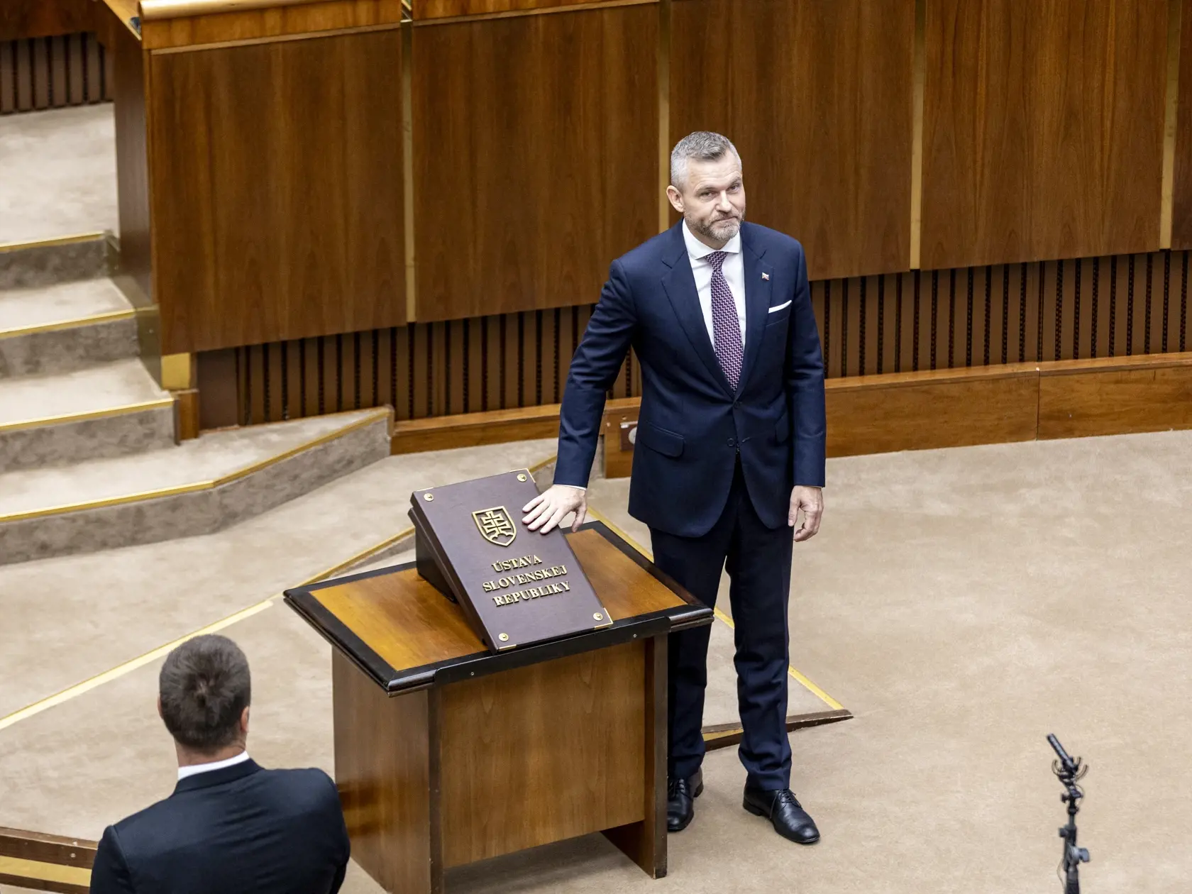 Slavnostná prísaha nových poslancov v  Národnej rade Slovenskej republiky. 
