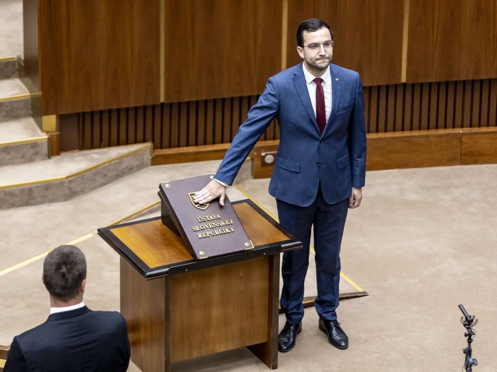 Slavnostná prísaha nových poslancov v  Národnej rade Slovenskej republiky. 