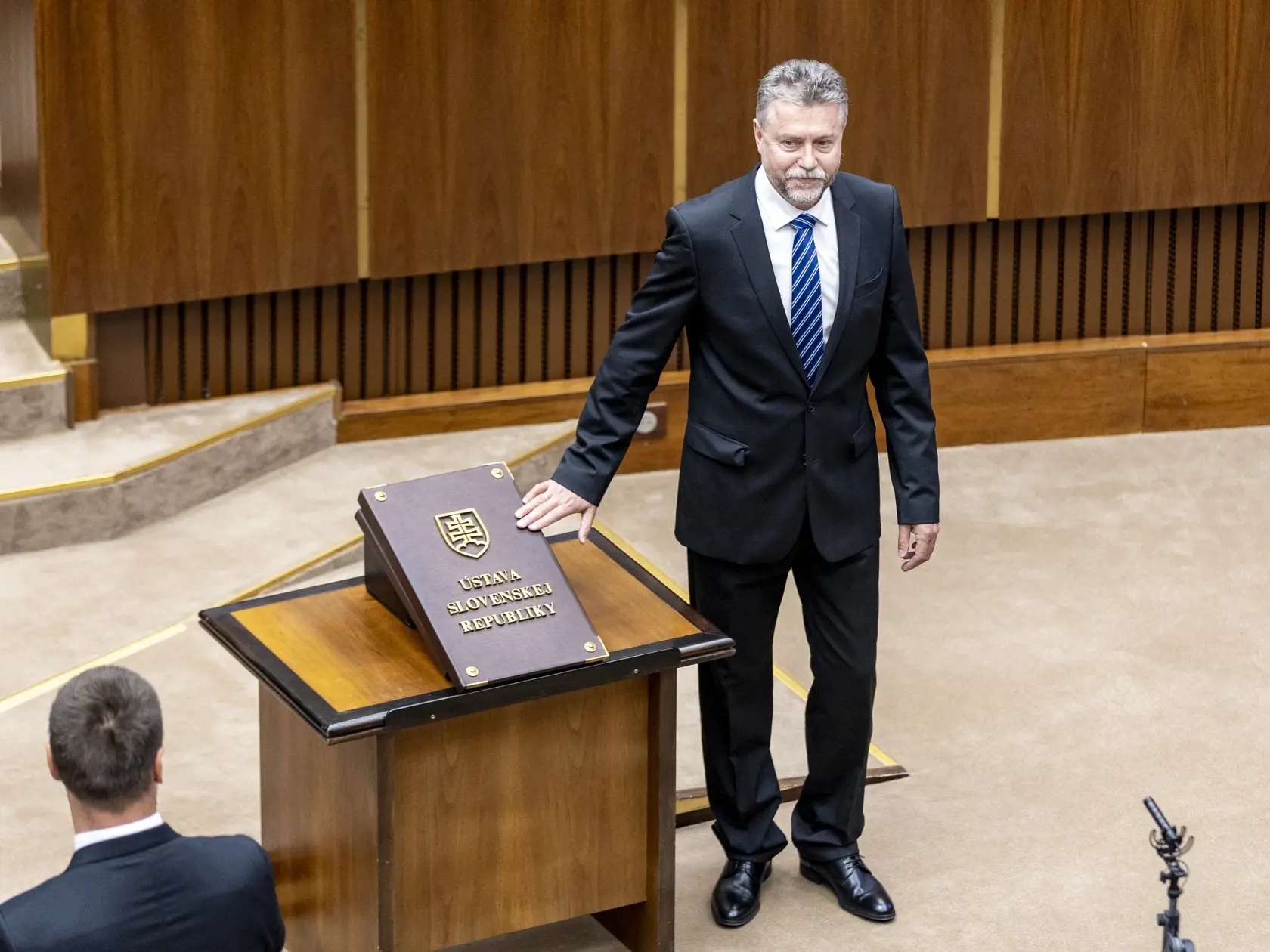 Slavnostná prísaha nových poslancov v  Národnej rade Slovenskej republiky. 