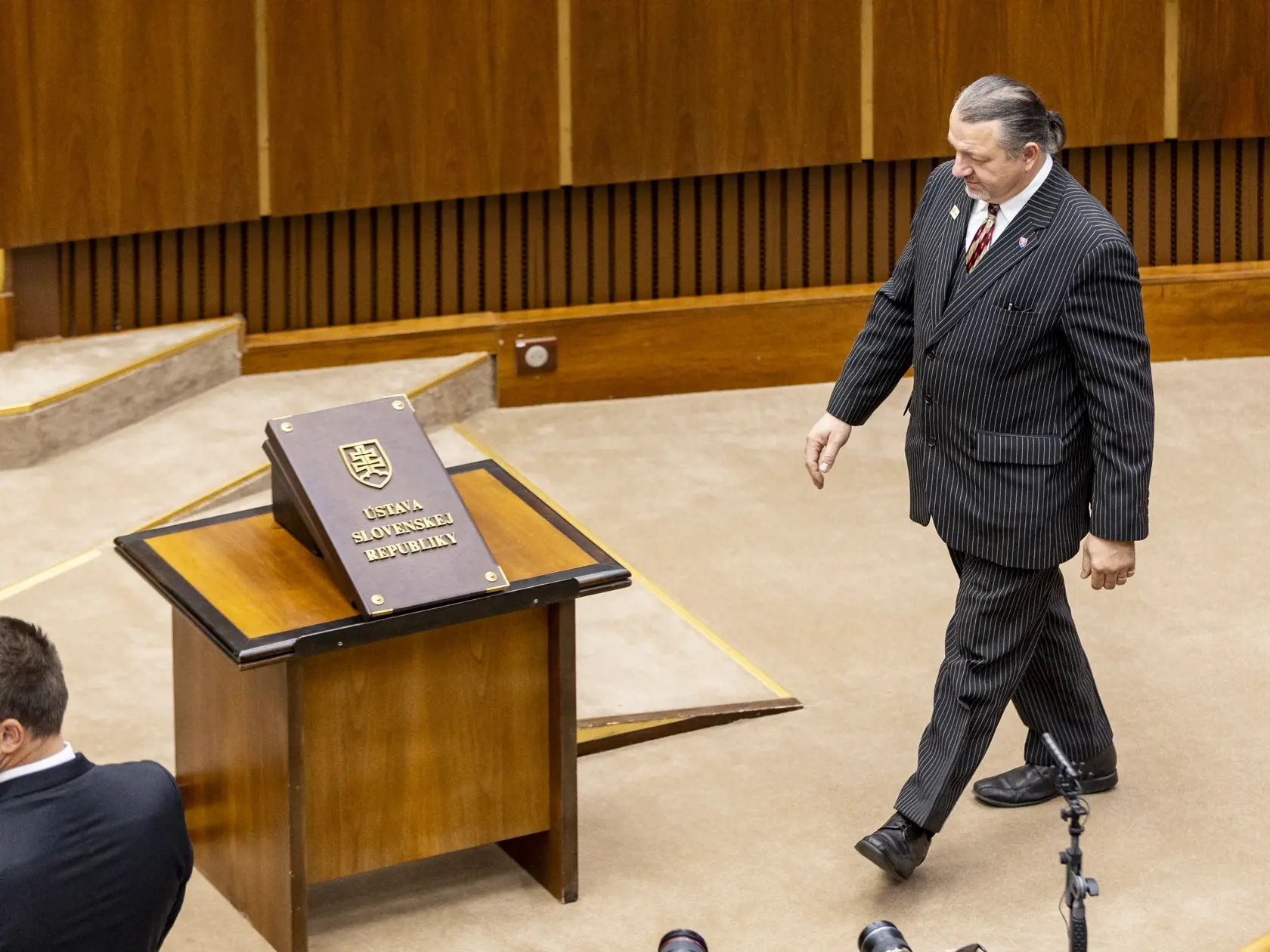 Slavnostná prísaha nových poslancov v  Národnej rade Slovenskej republiky. 