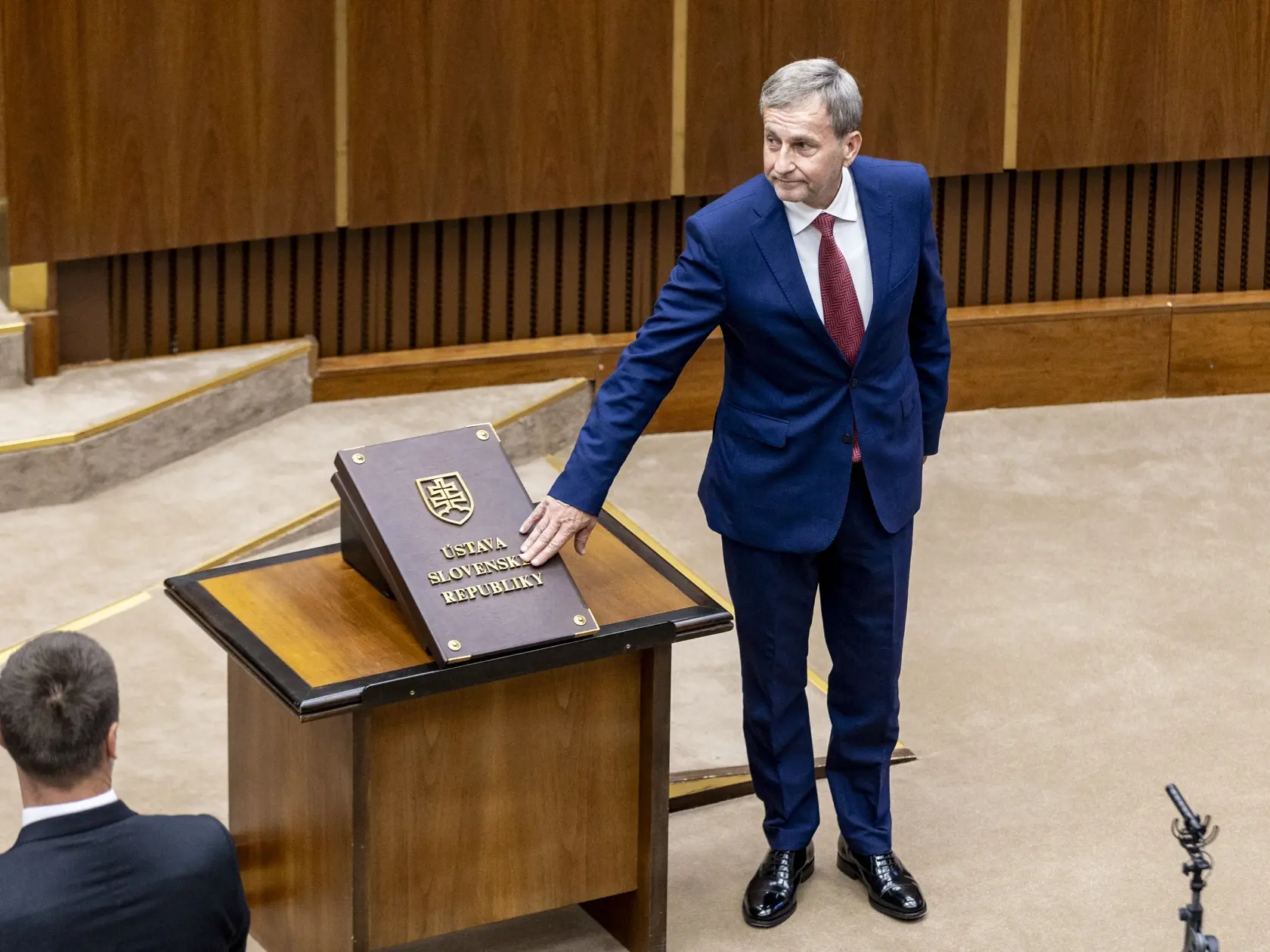 Slavnostná prísaha nových poslancov v  Národnej rade Slovenskej republiky. 