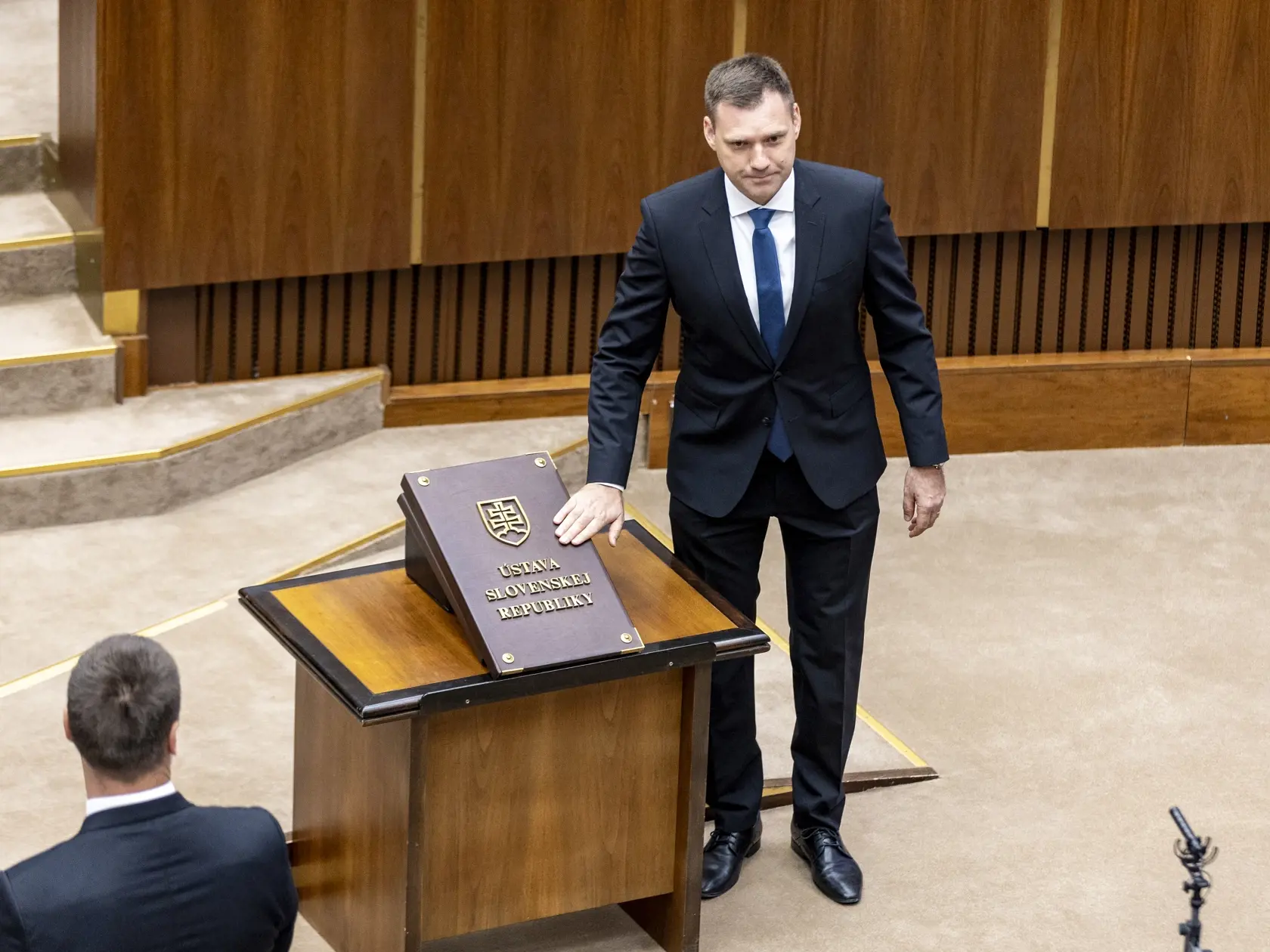 Slavnostná prísaha nových poslancov v  Národnej rade Slovenskej republiky. 