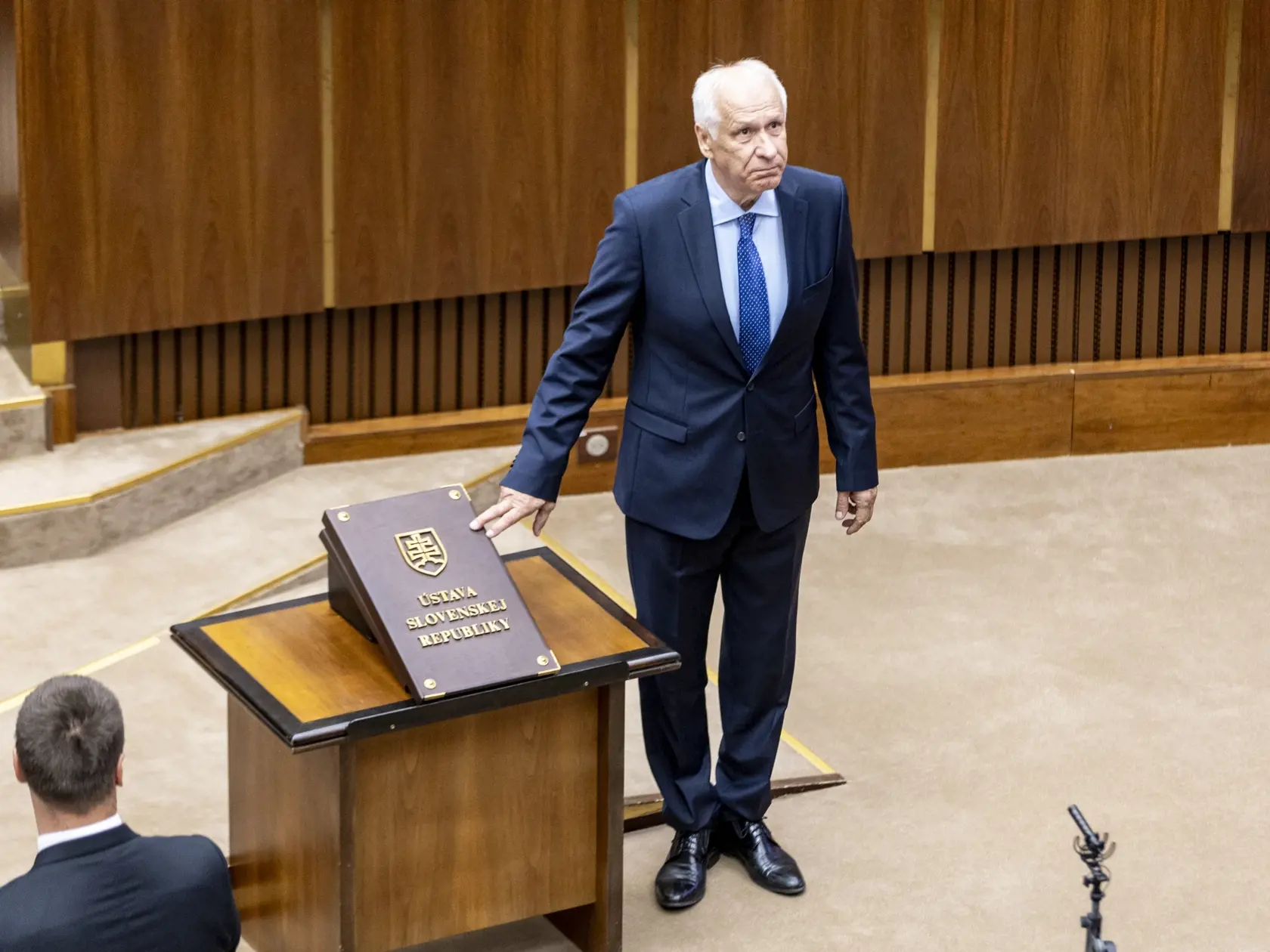 Slavnostná prísaha nových poslancov v  Národnej rade Slovenskej republiky. 