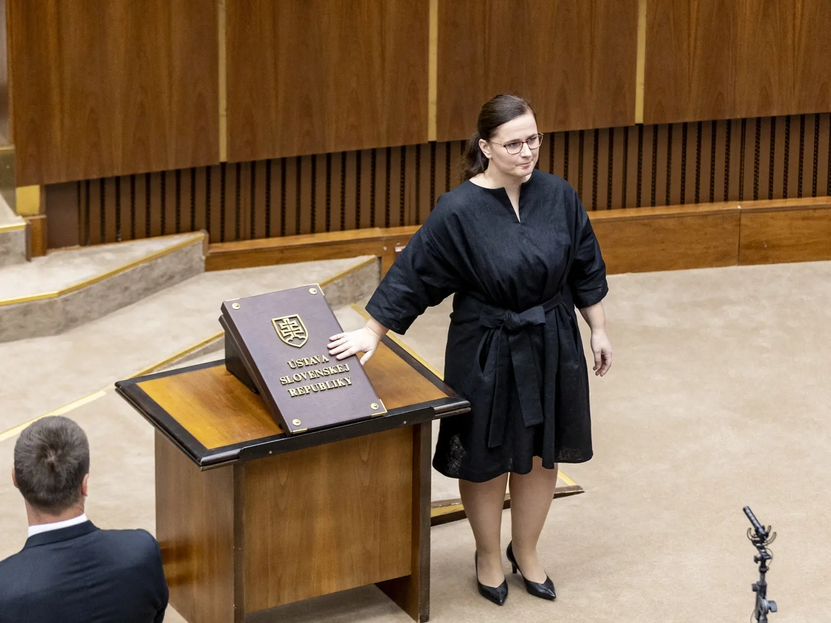 Slavnostná prísaha nových poslancov v  Národnej rade Slovenskej republiky. 