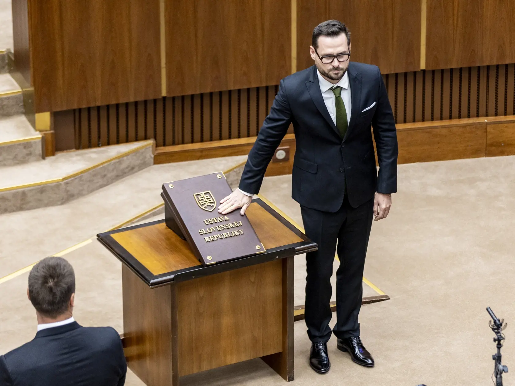 Slavnostná prísaha nových poslancov v  Národnej rade Slovenskej republiky. 
