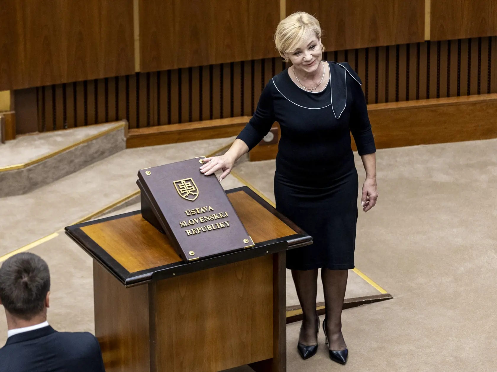 Slavnostná prísaha nových poslancov v  Národnej rade Slovenskej republiky. 