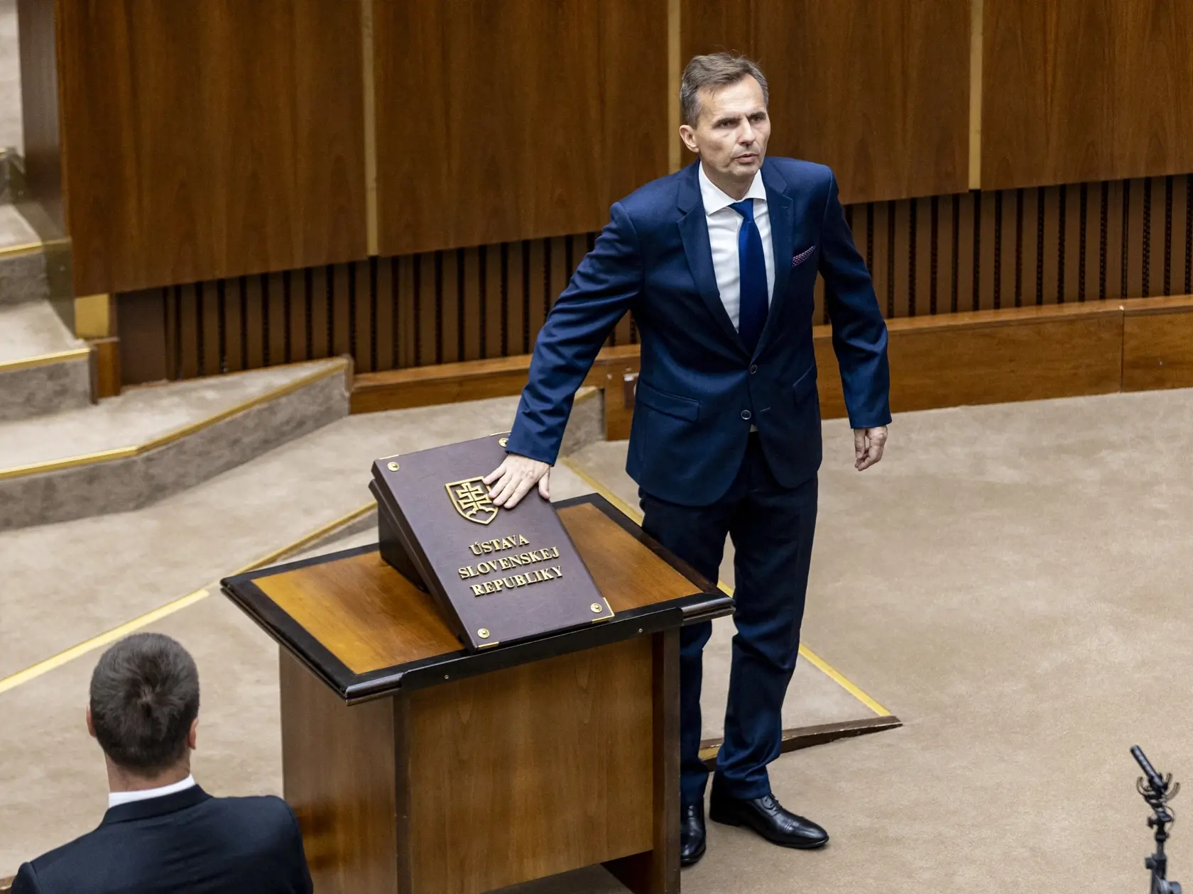 Slavnostná prísaha nových poslancov v  Národnej rade Slovenskej republiky. 