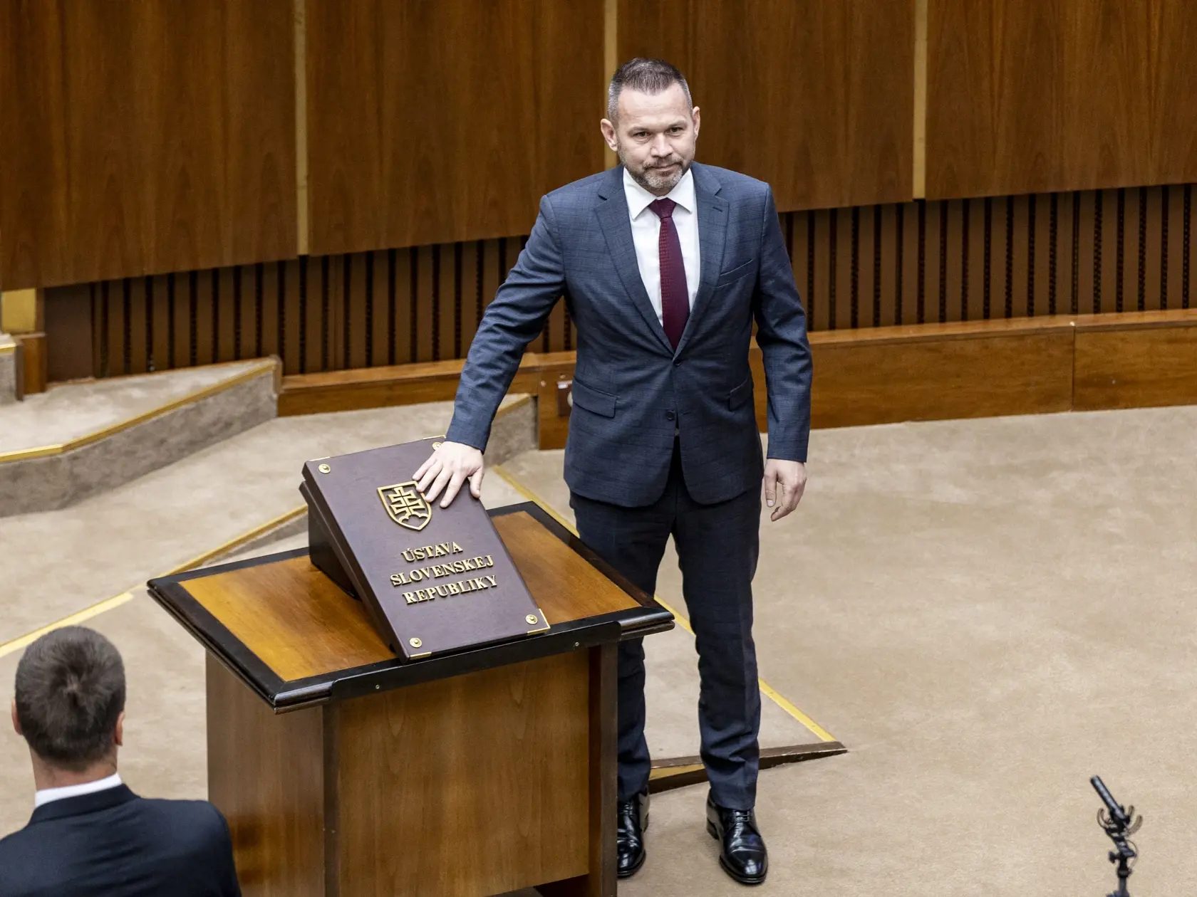 Slavnostná prísaha nových poslancov v  Národnej rade Slovenskej republiky. 