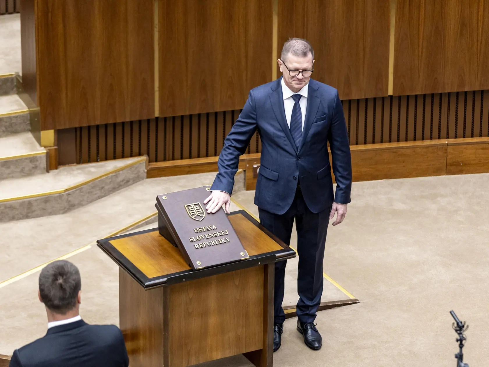 Slavnostná prísaha nových poslancov v  Národnej rade Slovenskej republiky. 