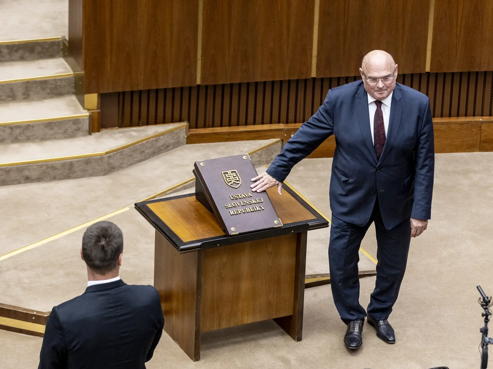 Slavnostná prísaha nových poslancov v  Národnej rade Slovenskej republiky. 