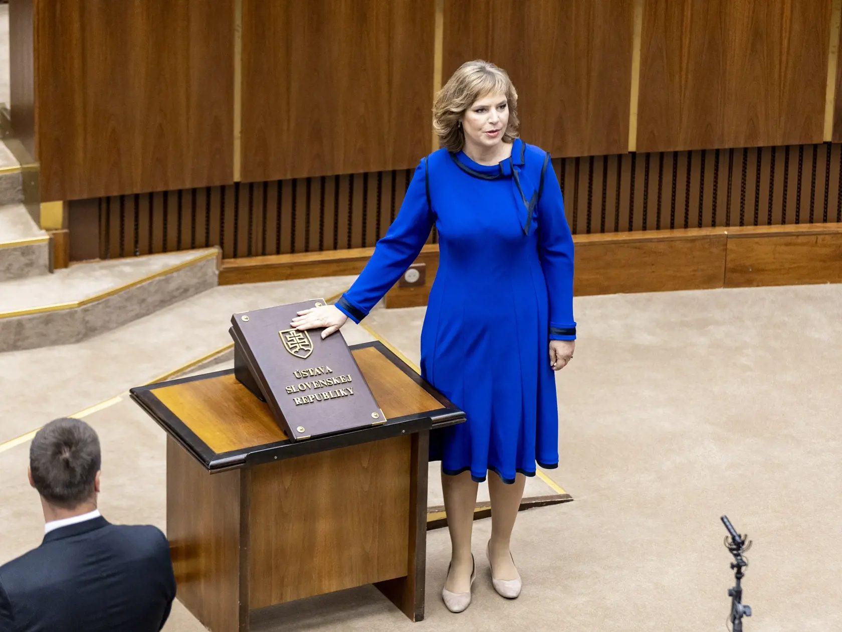 Slavnostná prísaha nových poslancov v  Národnej rade Slovenskej republiky. 
