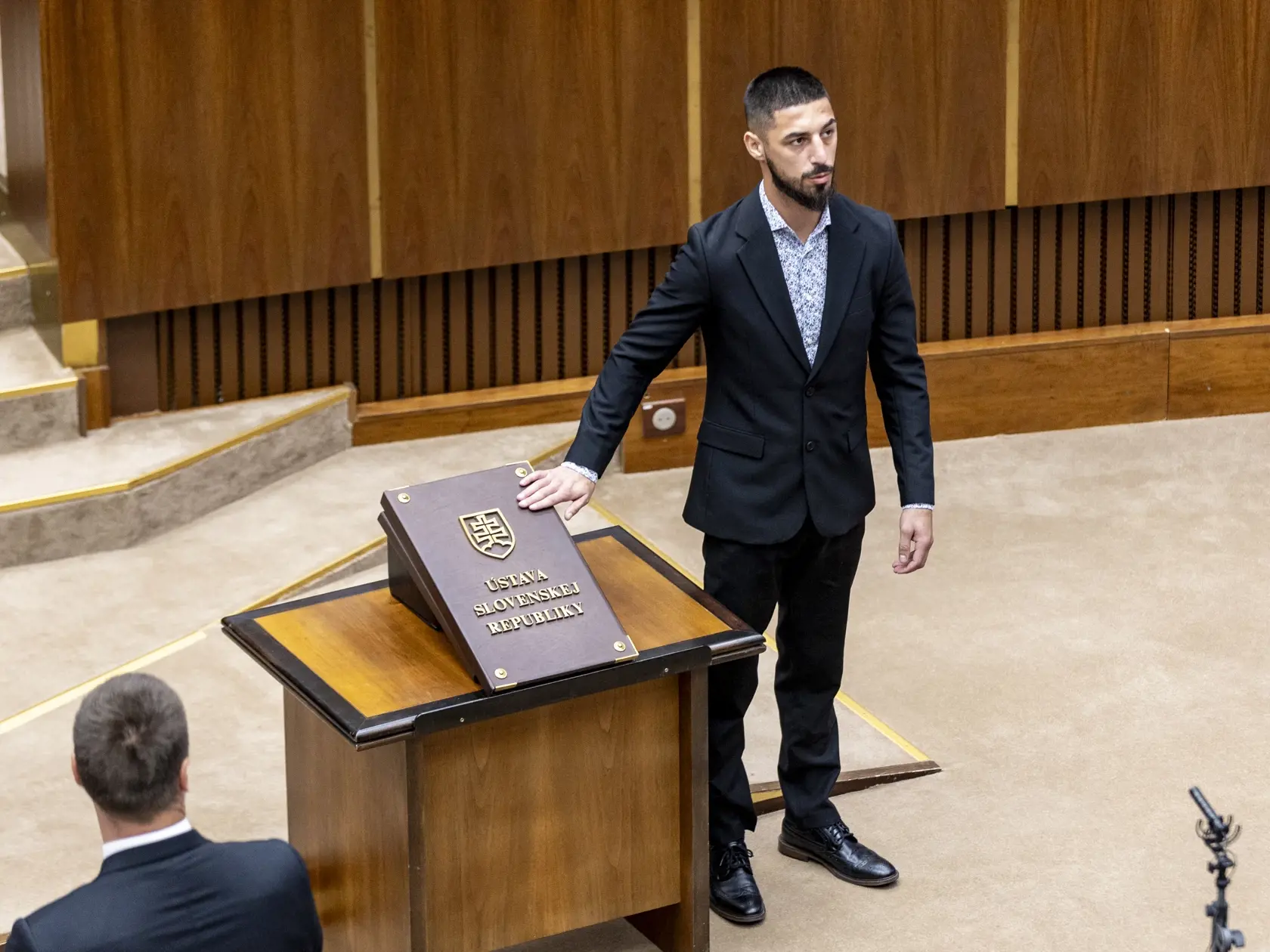 Slavnostná prísaha nových poslancov v  Národnej rade Slovenskej republiky. 