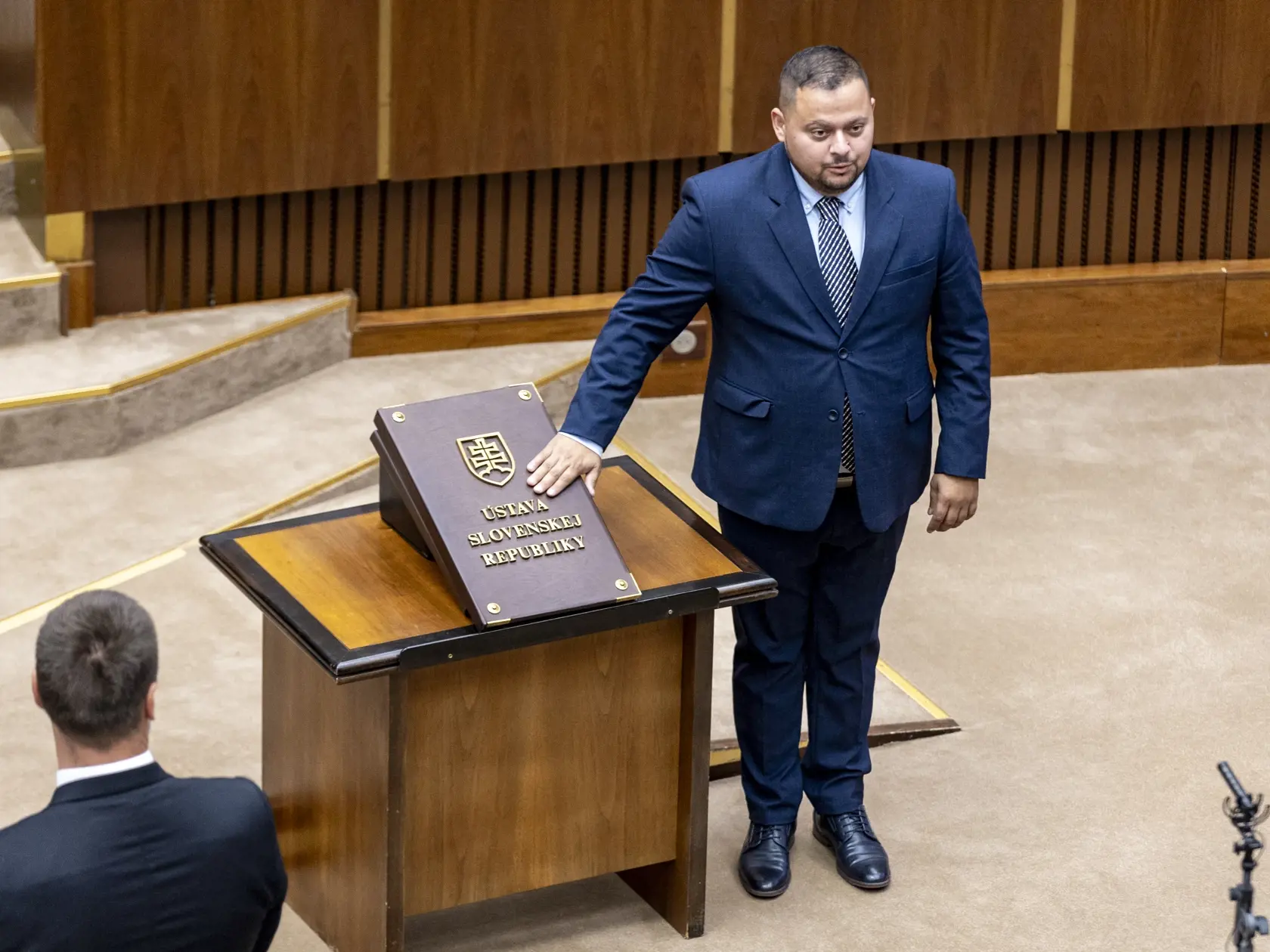 Slavnostná prísaha nových poslancov v  Národnej rade Slovenskej republiky. 