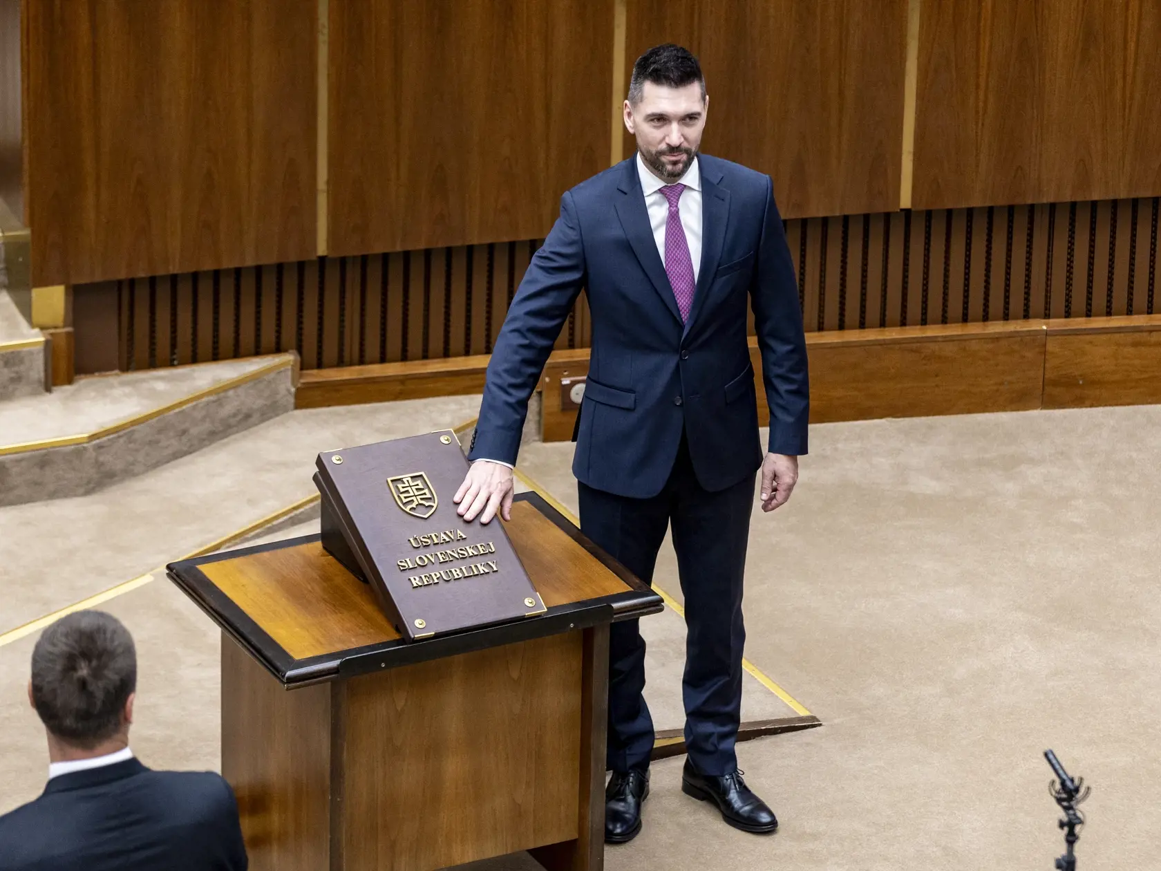 Slavnostná prísaha nových poslancov v  Národnej rade Slovenskej republiky. 