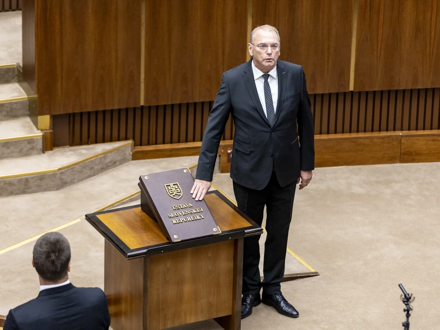 Slavnostná prísaha nových poslancov v  Národnej rade Slovenskej republiky. 