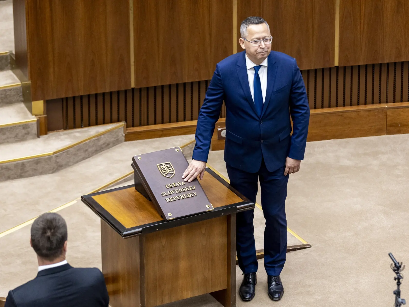 Slavnostná prísaha nových poslancov v  Národnej rade Slovenskej republiky. 