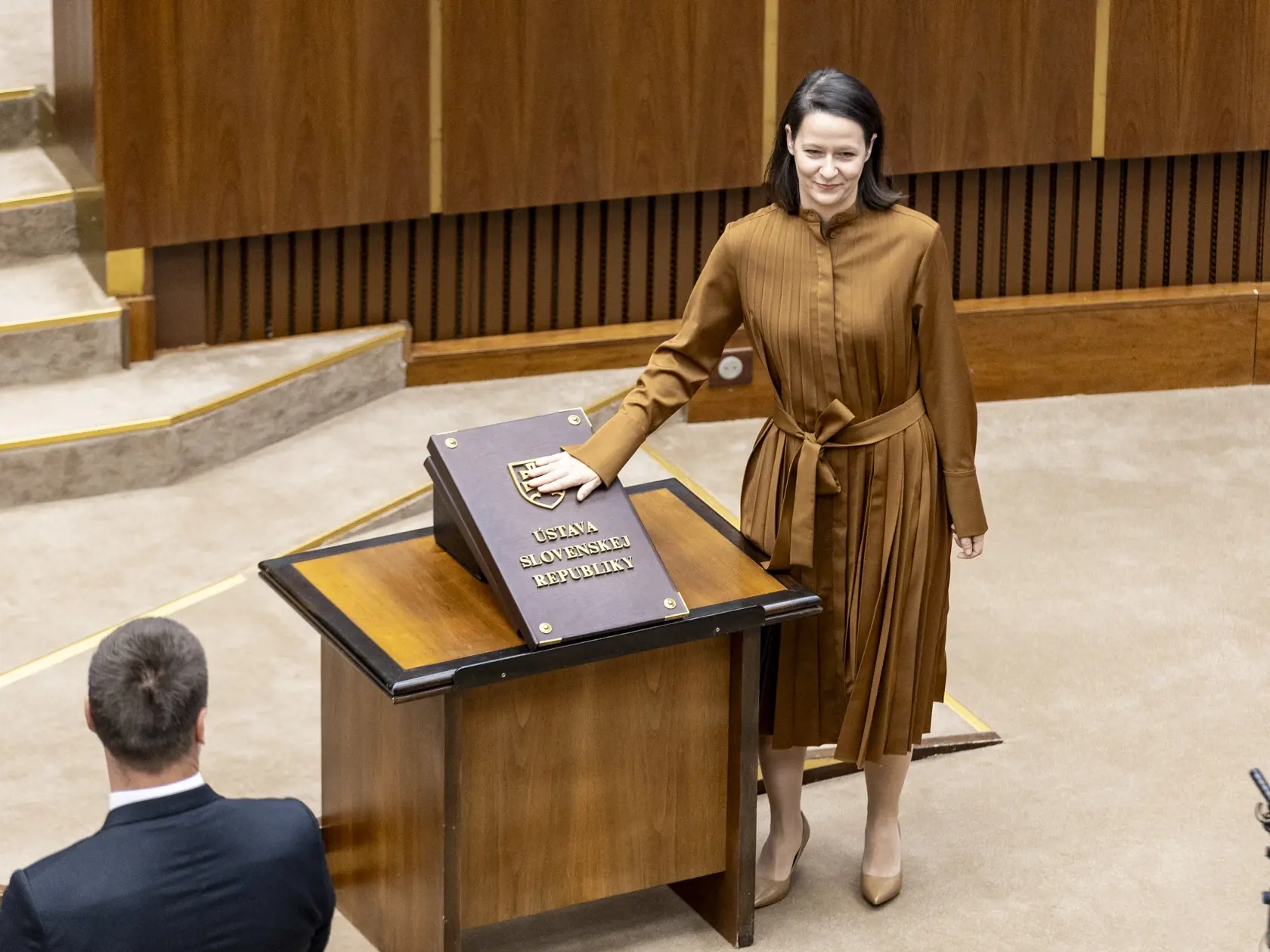 Slavnostná prísaha nových poslancov v  Národnej rade Slovenskej republiky. 