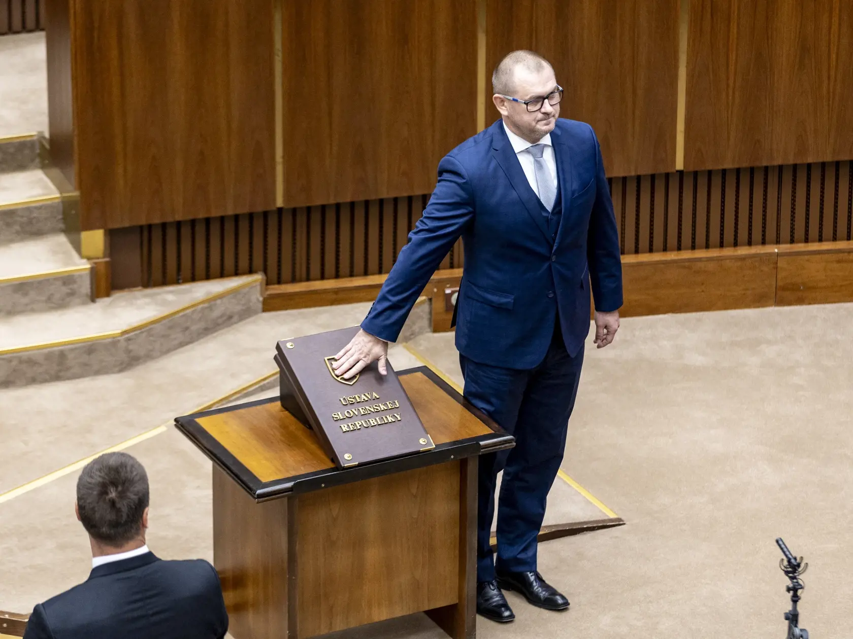 Slavnostná prísaha nových poslancov v  Národnej rade Slovenskej republiky. 