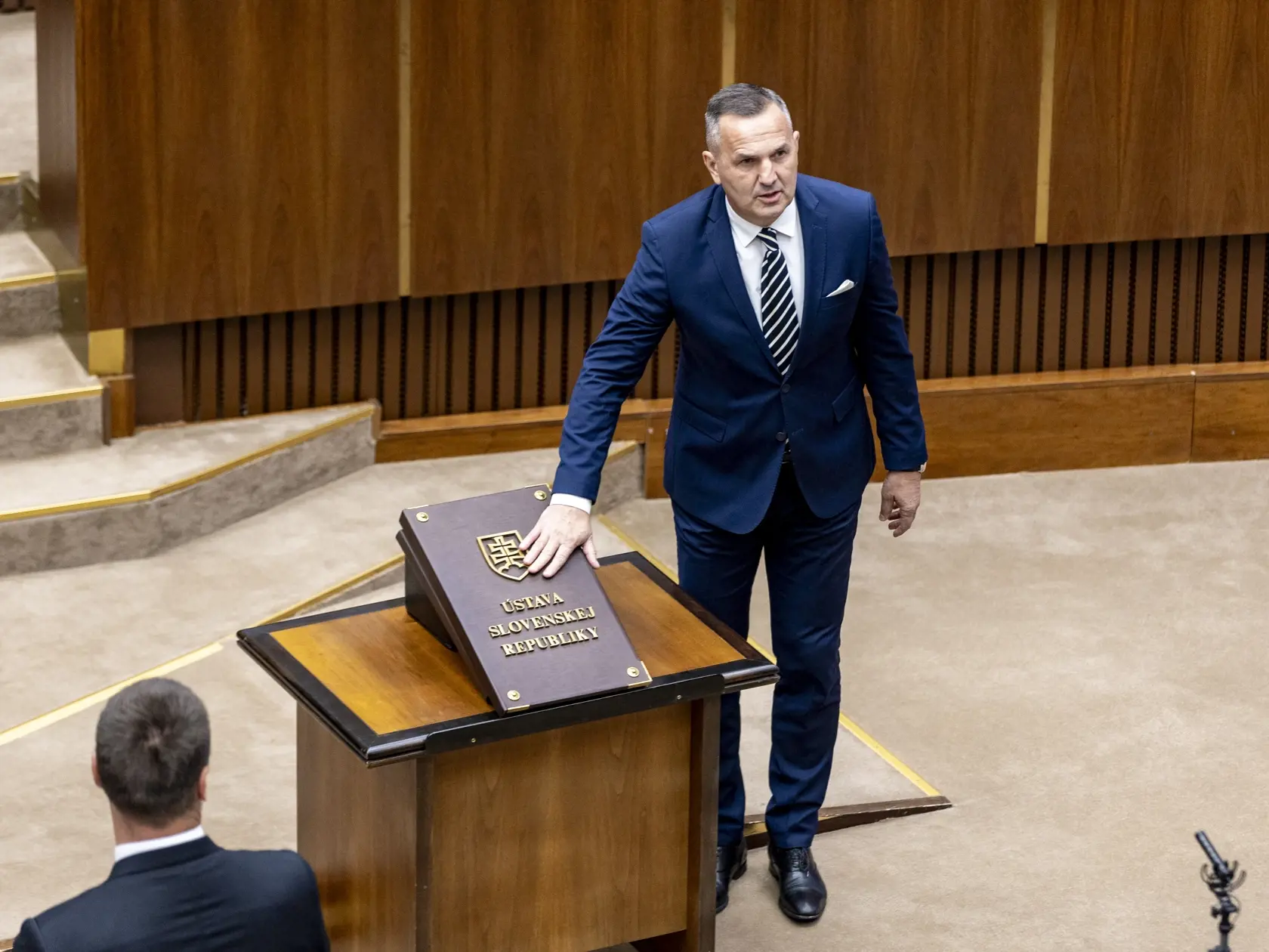 Slavnostná prísaha nových poslancov v  Národnej rade Slovenskej republiky. 