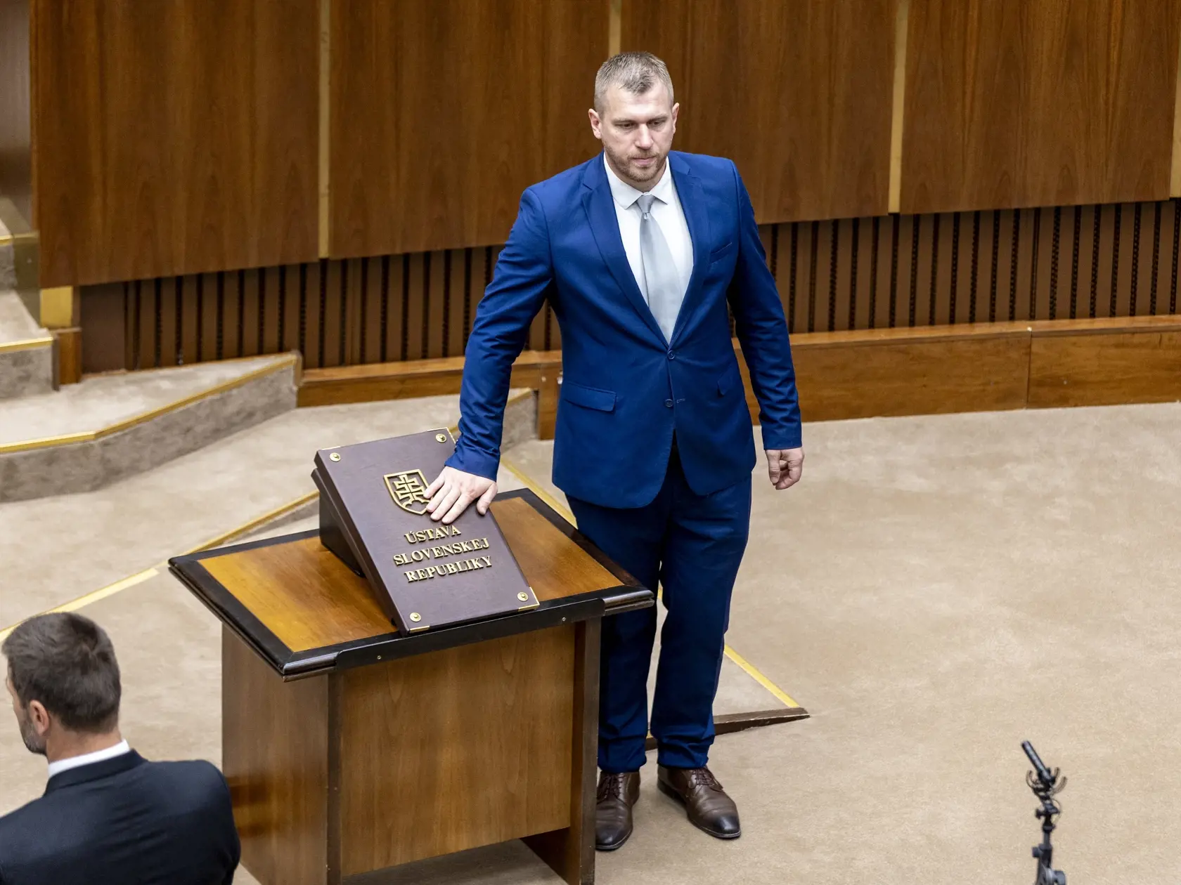 Slavnostná prísaha nových poslancov v  Národnej rade Slovenskej republiky. 