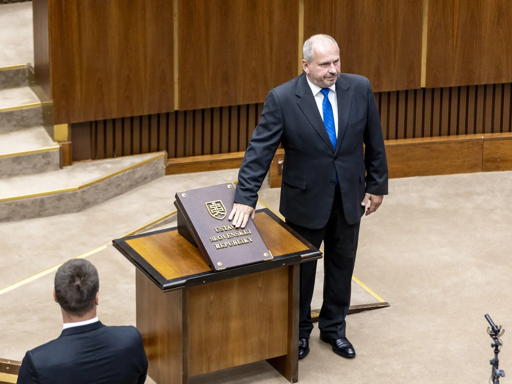 Slavnostná prísaha nových poslancov v  Národnej rade Slovenskej republiky. 
