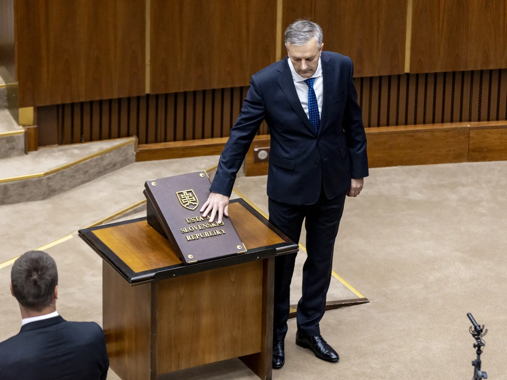 Slavnostná prísaha nových poslancov v  Národnej rade Slovenskej republiky. 