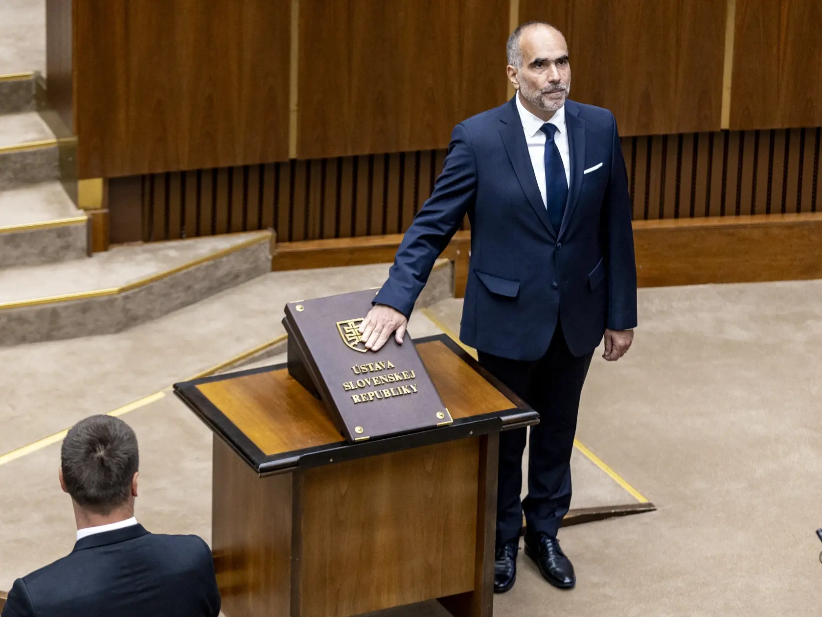 Slavnostná prísaha nových poslancov v  Národnej rade Slovenskej republiky. 