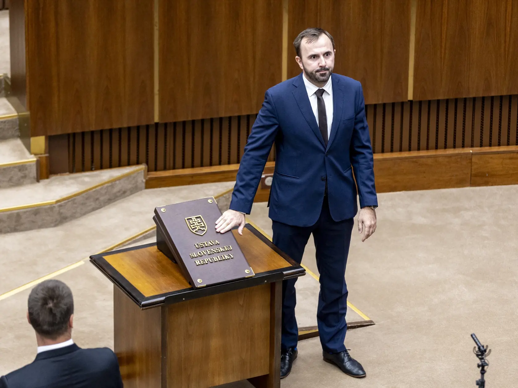 Slavnostná prísaha nových poslancov v  Národnej rade Slovenskej republiky. 
