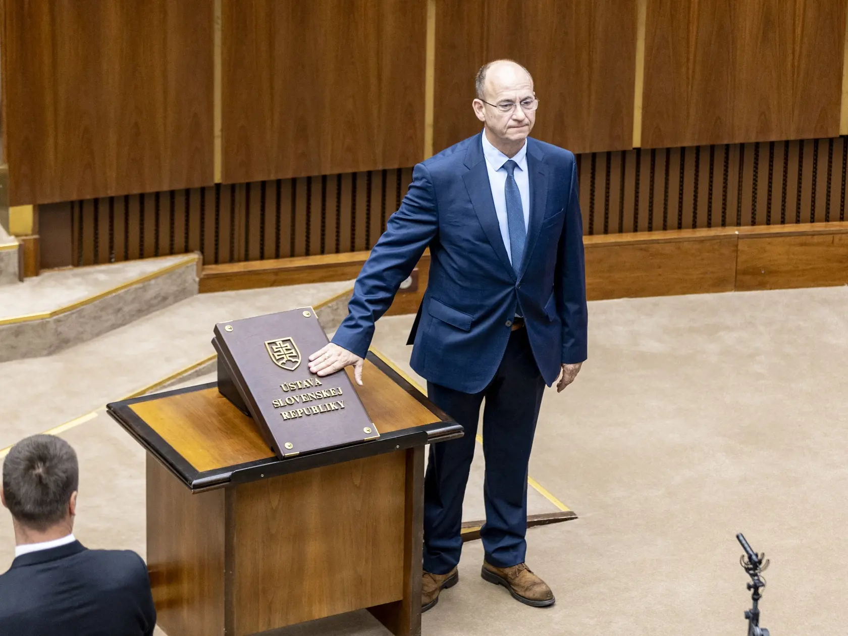 Slavnostná prísaha nových poslancov v  Národnej rade Slovenskej republiky. 