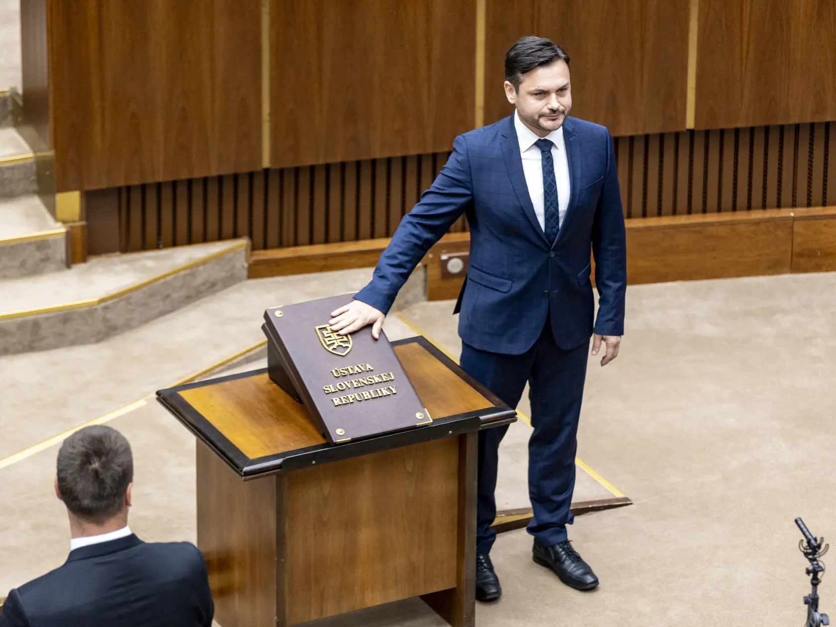 Slavnostná prísaha nových poslancov v  Národnej rade Slovenskej republiky. 