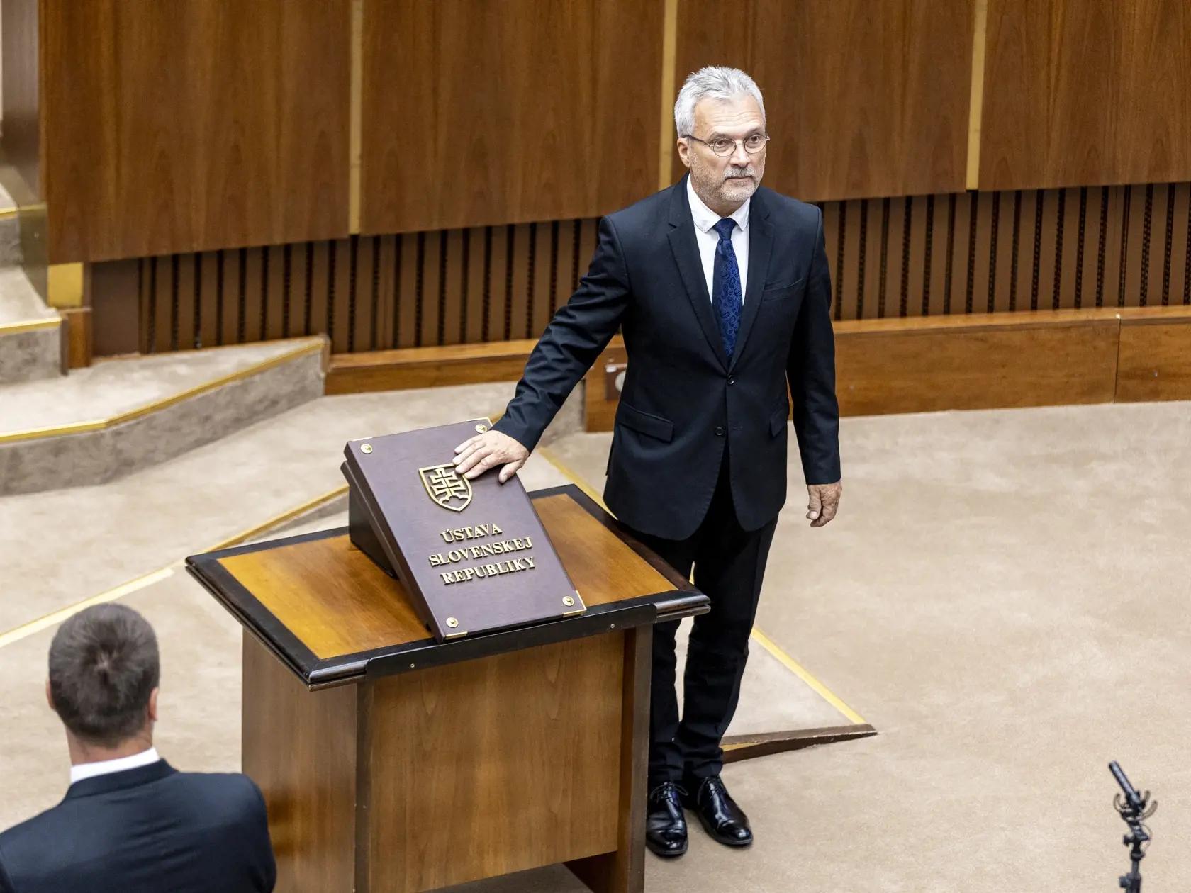 Slavnostná prísaha nových poslancov v  Národnej rade Slovenskej republiky. 