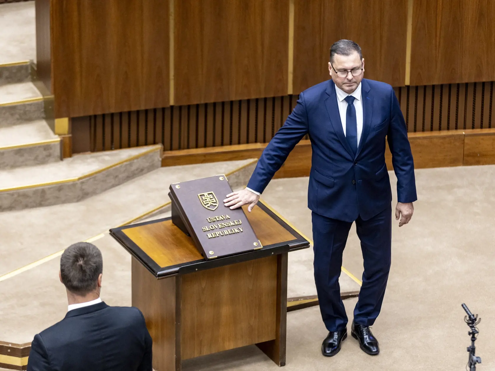 Slavnostná prísaha nových poslancov v  Národnej rade Slovenskej republiky. 