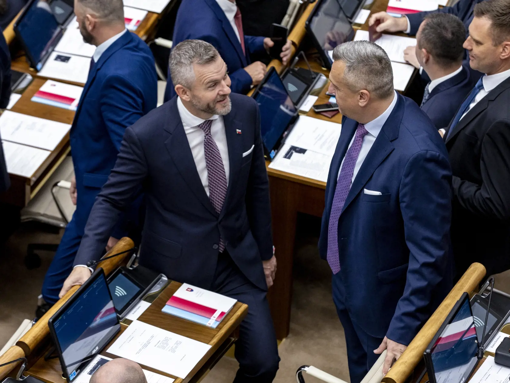 Slavnostná prísaha nových poslancov v  Národnej rade Slovenskej republiky. 