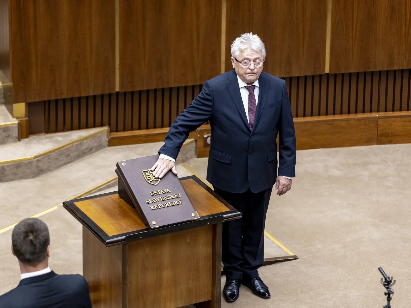 Slavnostná prísaha nových poslancov v  Národnej rade Slovenskej republiky. 