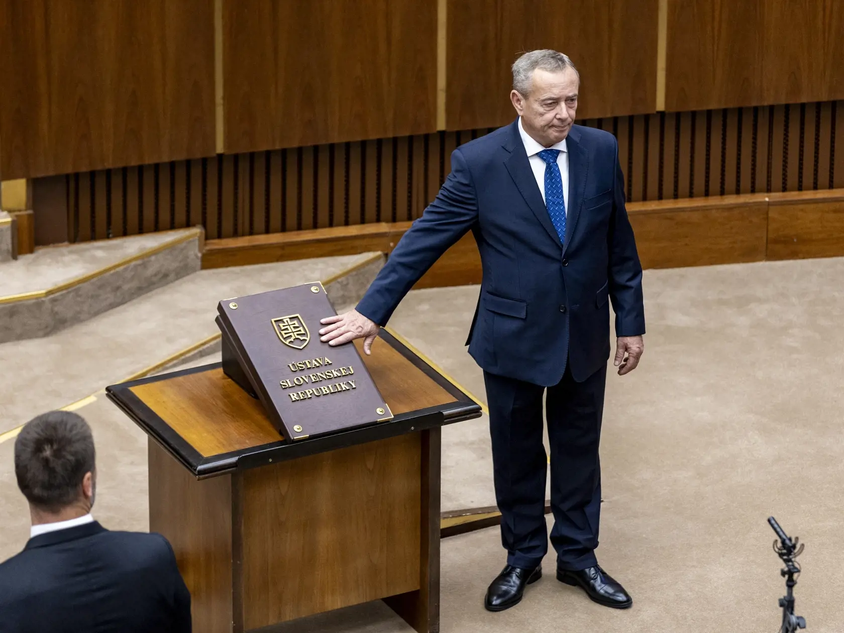 Slavnostná prísaha nových poslancov v  Národnej rade Slovenskej republiky. 