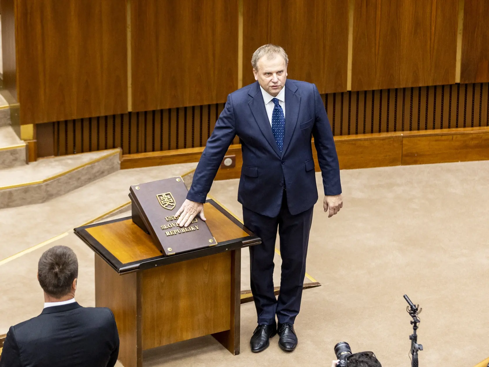 Slavnostná prísaha nových poslancov v  Národnej rade Slovenskej republiky. 