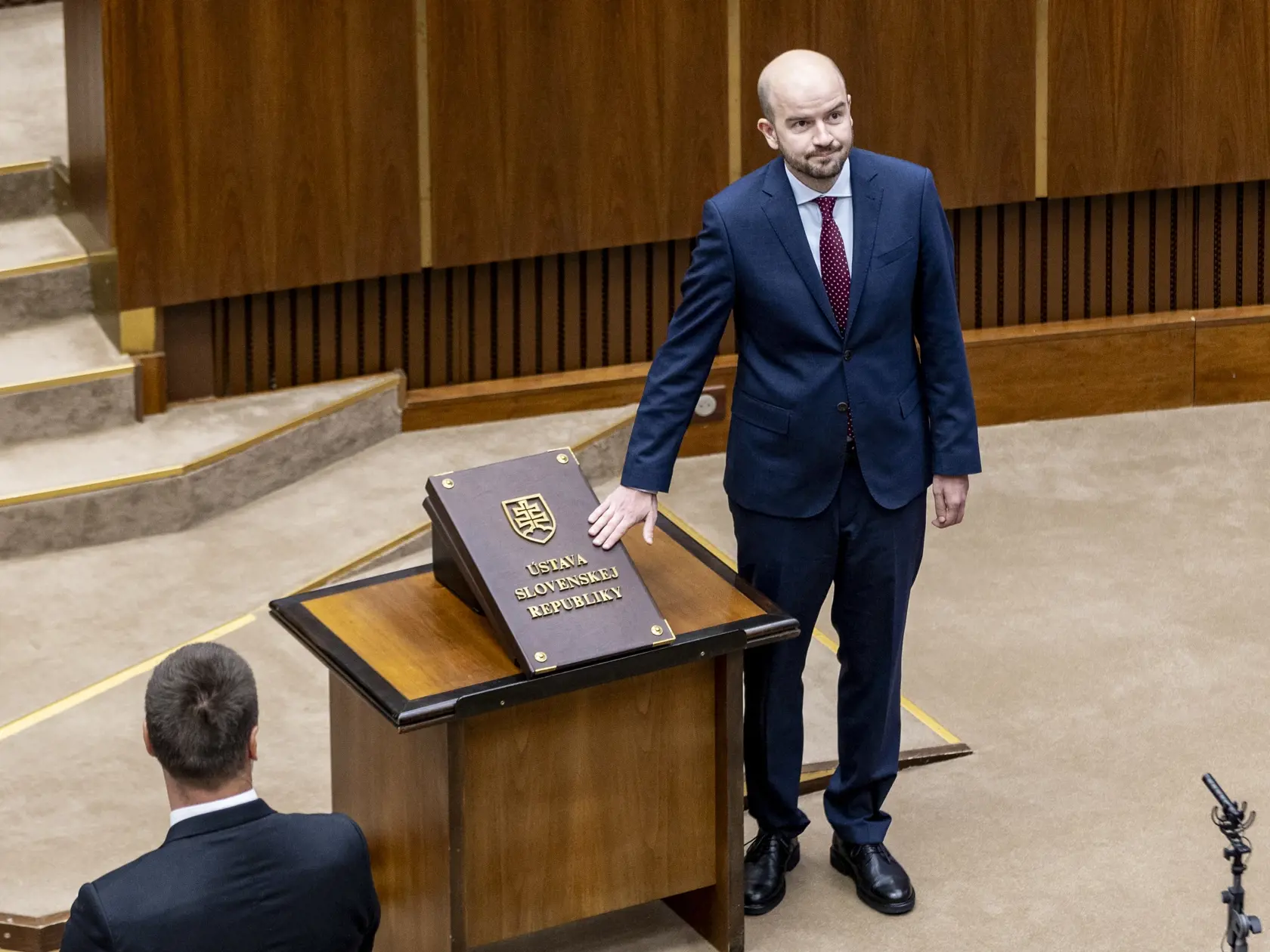 Slavnostná prísaha nových poslancov v  Národnej rade Slovenskej republiky. 
