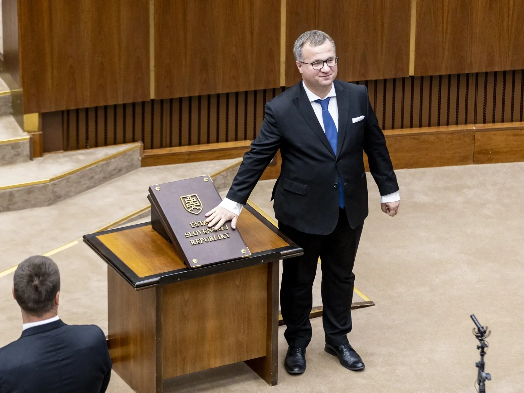 Slavnostná prísaha nových poslancov v  Národnej rade Slovenskej republiky. 