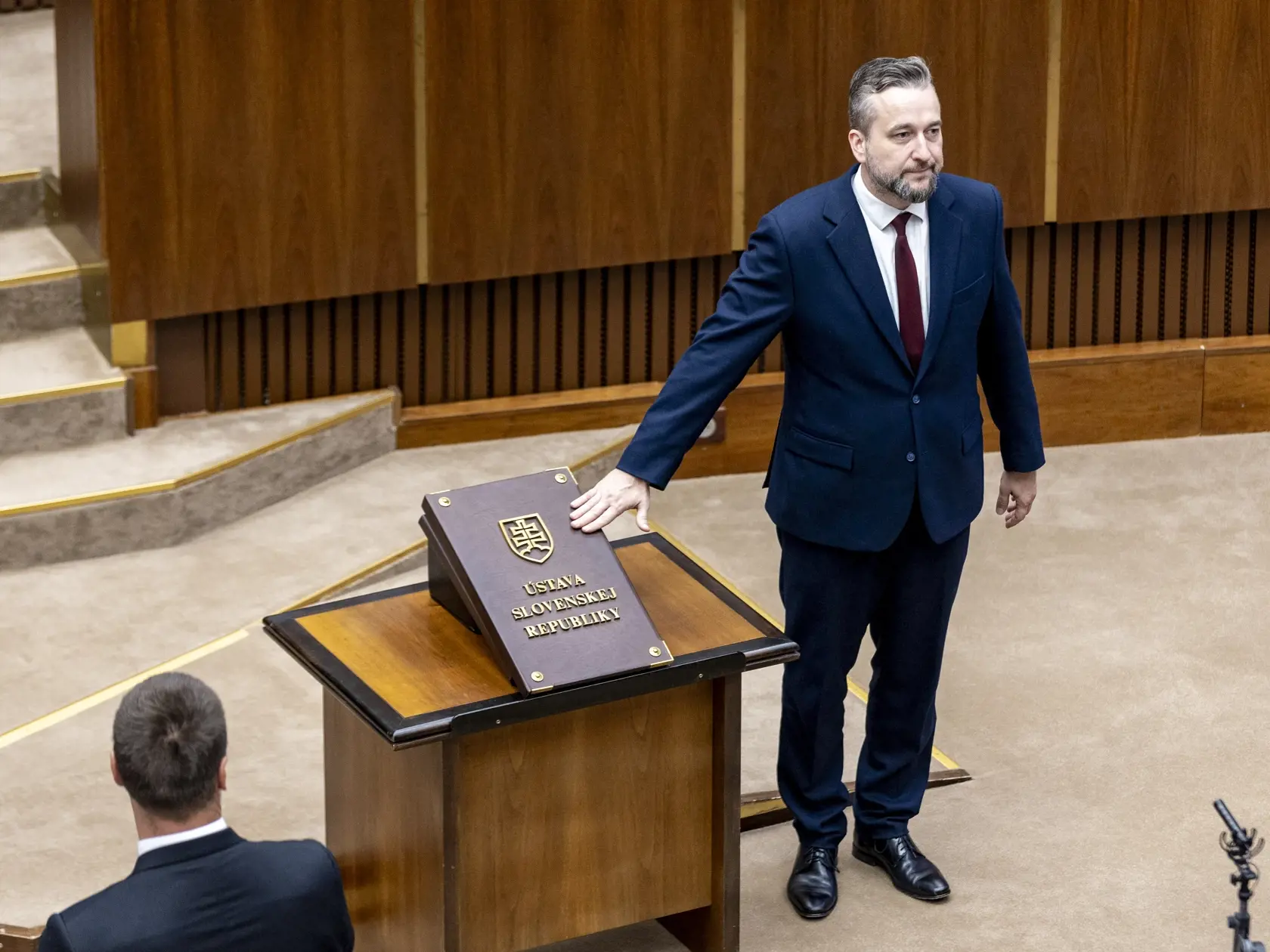 Slavnostná prísaha nových poslancov v  Národnej rade Slovenskej republiky. 