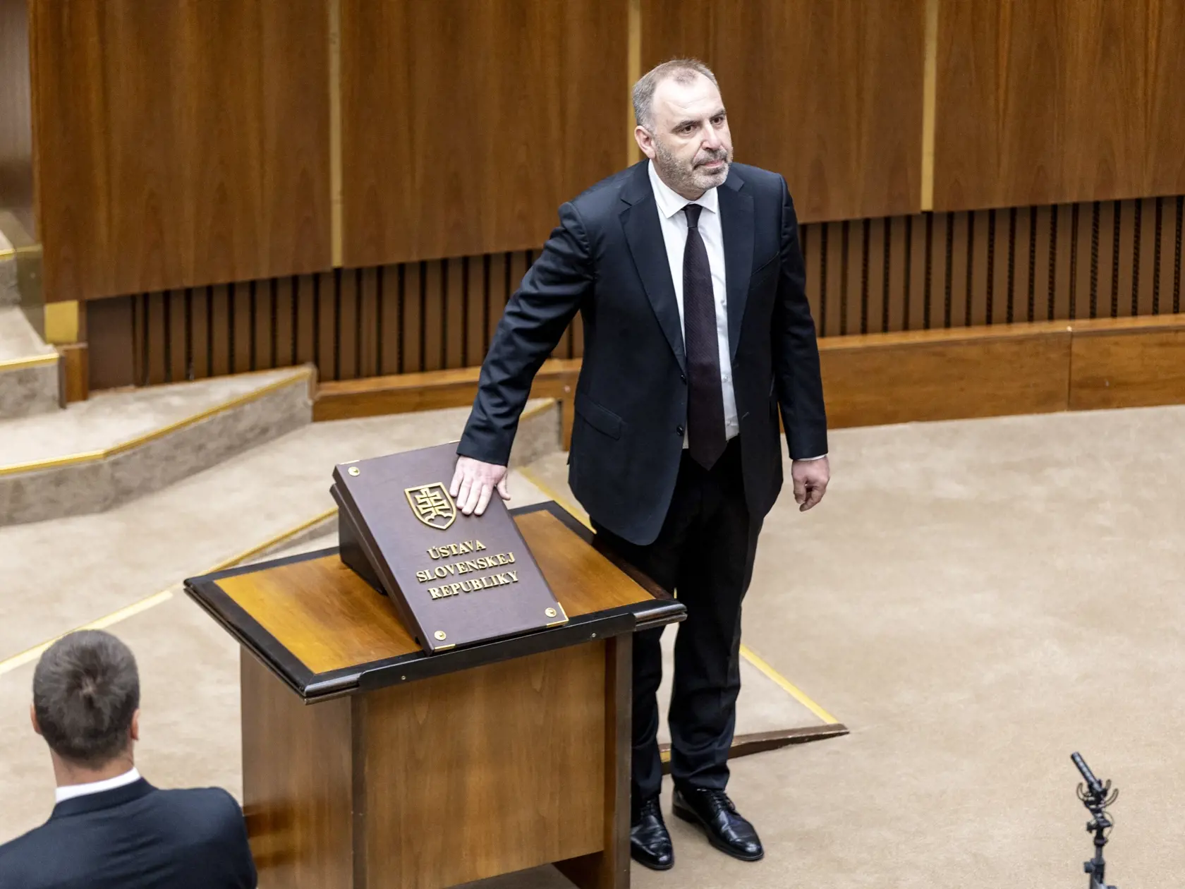 Slavnostná prísaha nových poslancov v  Národnej rade Slovenskej republiky. 