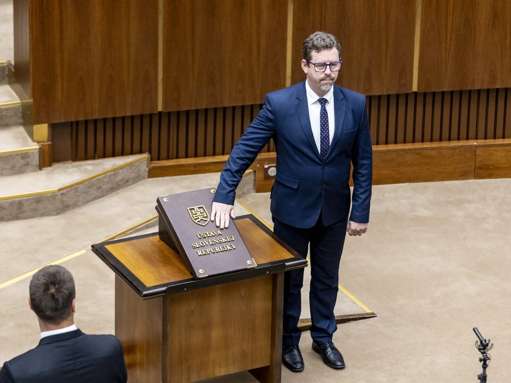 Slavnostná prísaha nových poslancov v  Národnej rade Slovenskej republiky. 