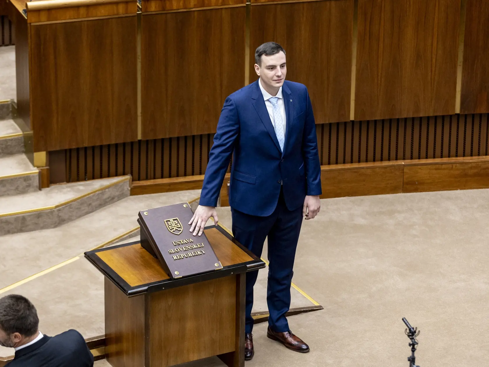 Slavnostná prísaha nových poslancov v  Národnej rade Slovenskej republiky. 