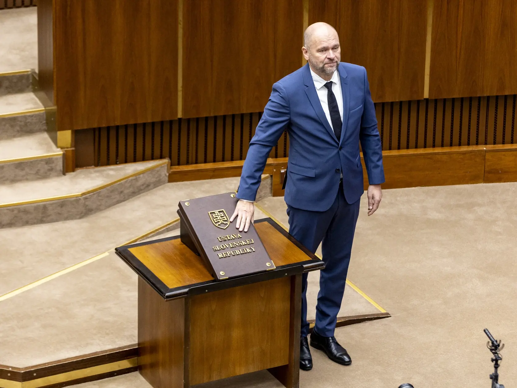 Slavnostná prísaha nových poslancov v  Národnej rade Slovenskej republiky. 