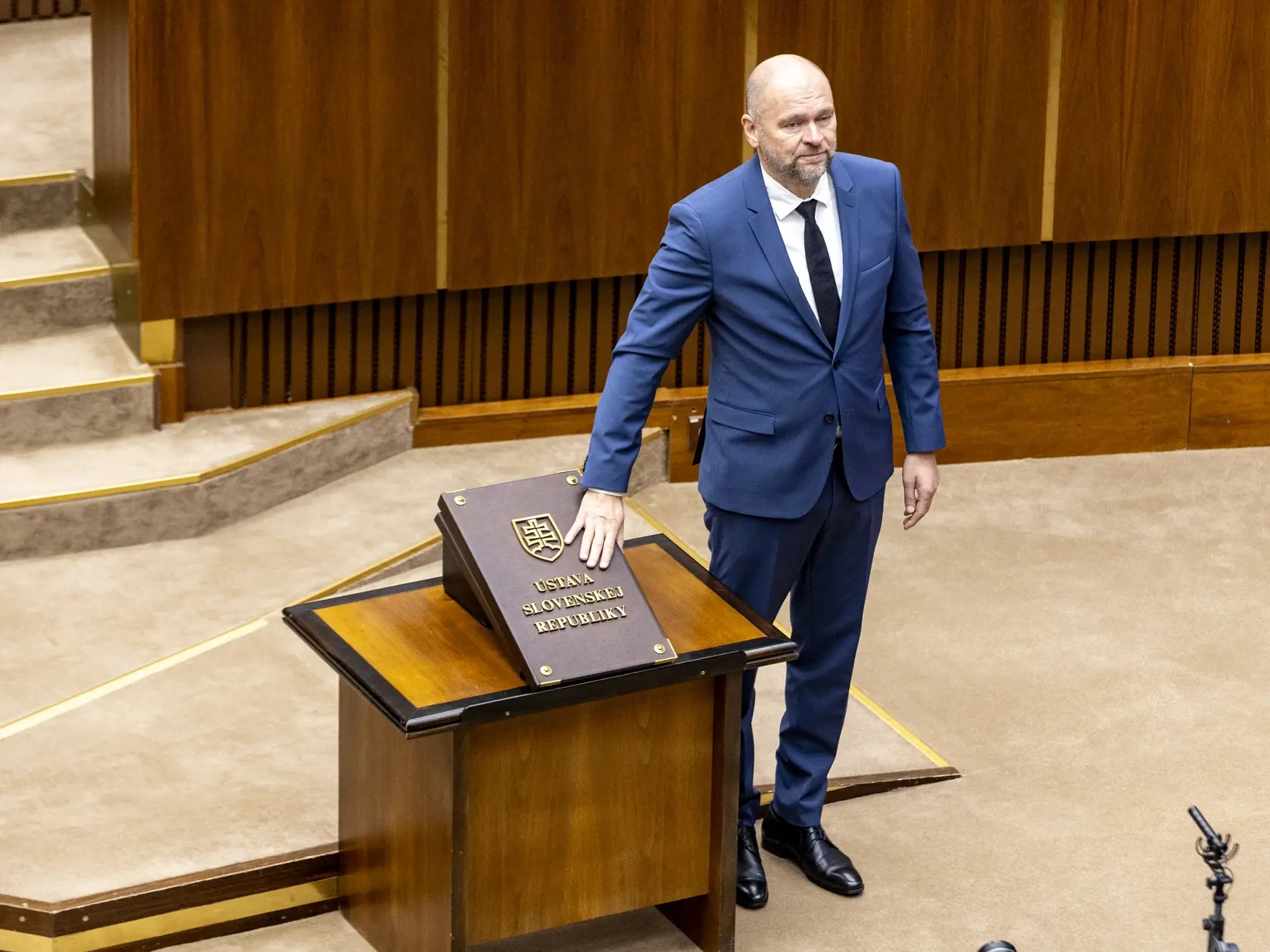 Slavnostná prísaha nových poslancov v  Národnej rade Slovenskej republiky. 