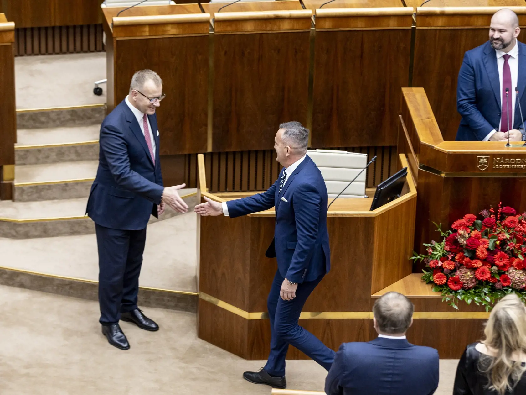 Slavnostná prísaha nových poslancov v  Národnej rade Slovenskej republiky. 