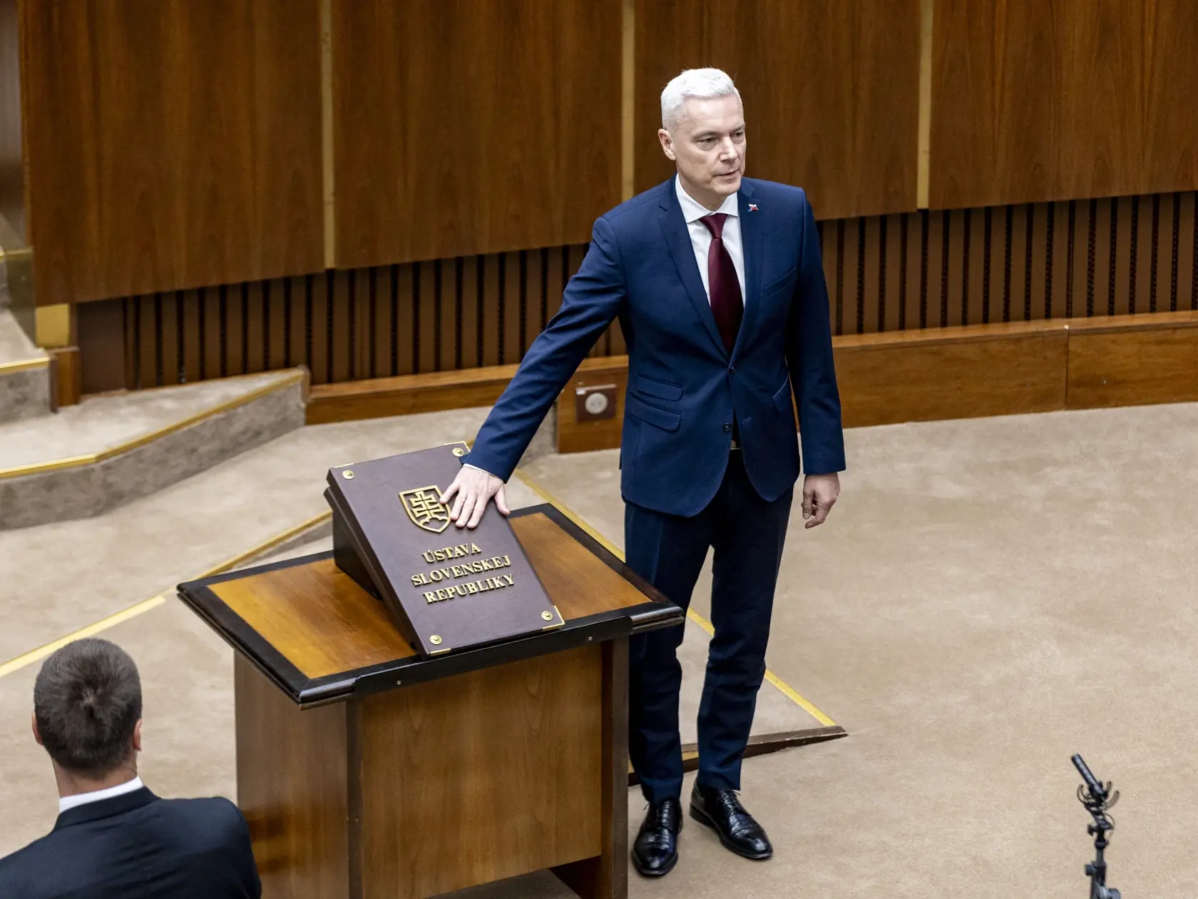 Slavnostná prísaha nových poslancov v  Národnej rade Slovenskej republiky. 