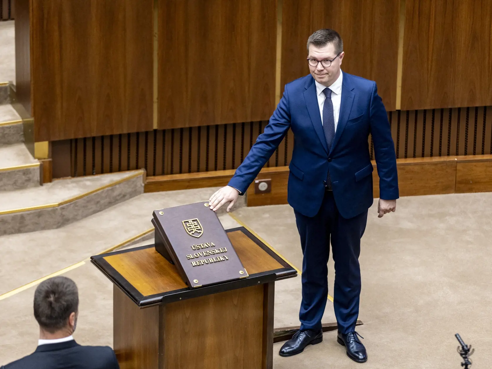 Slavnostná prísaha nových poslancov v  Národnej rade Slovenskej republiky. 
